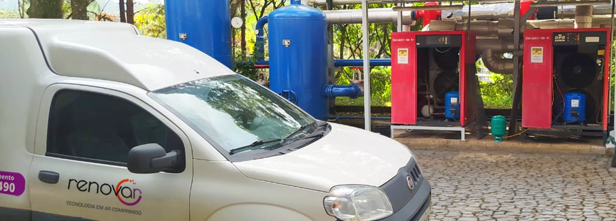 Nosso carro de Manutenção de Compressores de Ar